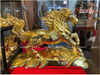  Quà Tặng Sếp Tượng Mã Đáo Thành Công dát vàng 24k kích thước 27x35x10cm 