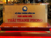  Quà tặng Biển Chức Danh bằng đồng mạ vàng 24K kích thước cao 16 x 24,5cm 