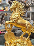 Quà Tặng Sếp Tượng Mã Đáo Thành Công dát vàng 24k kích thước cao 50cm 