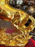 Quà Tặng Sếp Tượng Mã Đáo Thành Công mạ vàng 24K kích thước 27x28cm 