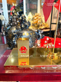  Cột cờ bằng đồng vàng mạ vàng 24K đế tròn kích thước cao 46x36cm 