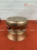  Quà Tặng Trống Đồng Đông Sơn đồng đỏ hoa văn chìm đường kính 25cm 
