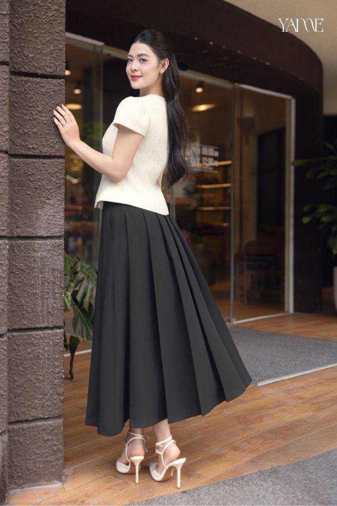 Váy Ly To Có Túi Sườn YAME YCV749