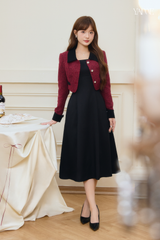 Áo Khoác Dạ Dáng Croptop YAME YA793