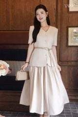 Blazer Đệm Vai Cổ V YAME YA748