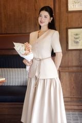 Blazer Đệm Vai Cổ V YAME YA748