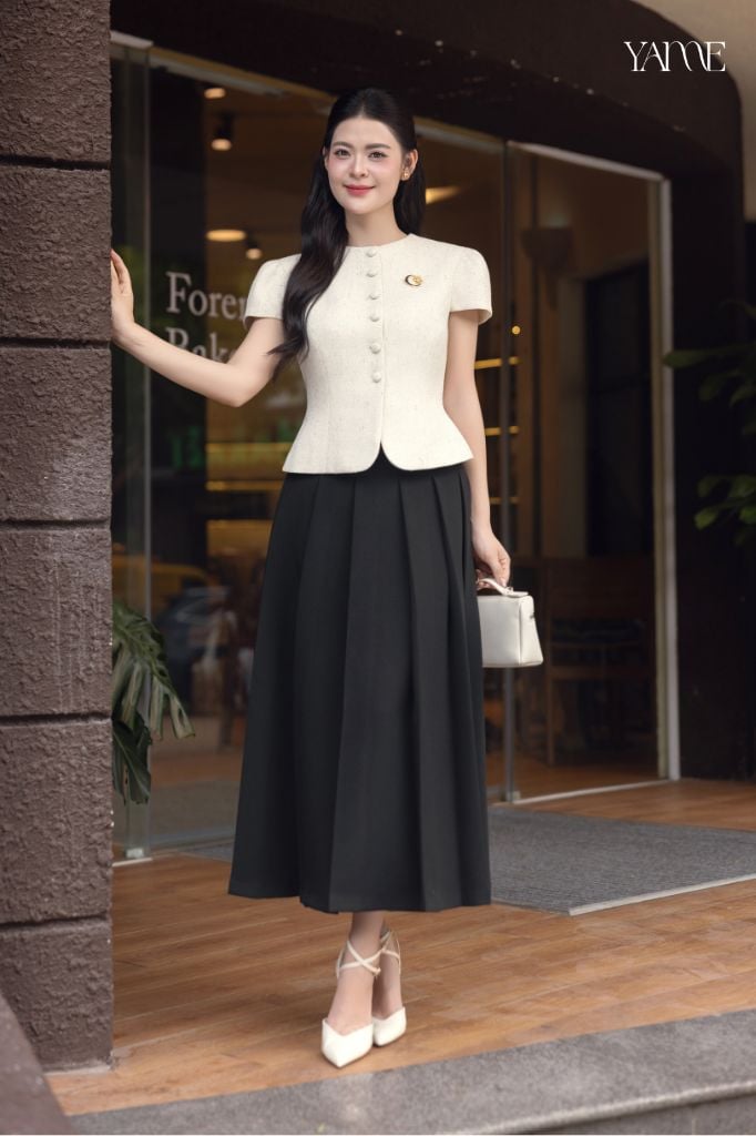 Váy Ly To Có Túi Sườn YAME YCV749