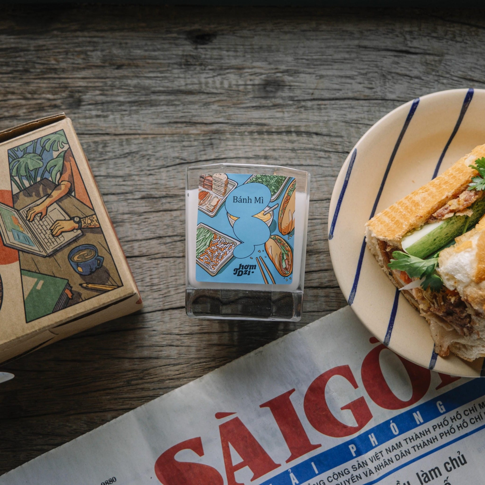 Nến THƠM DZỊ Bánh Mì