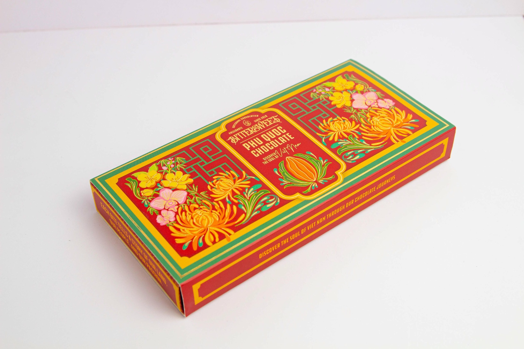 Hộp Socola Bittersweet THIỀU HOA 06gr - 10 viên