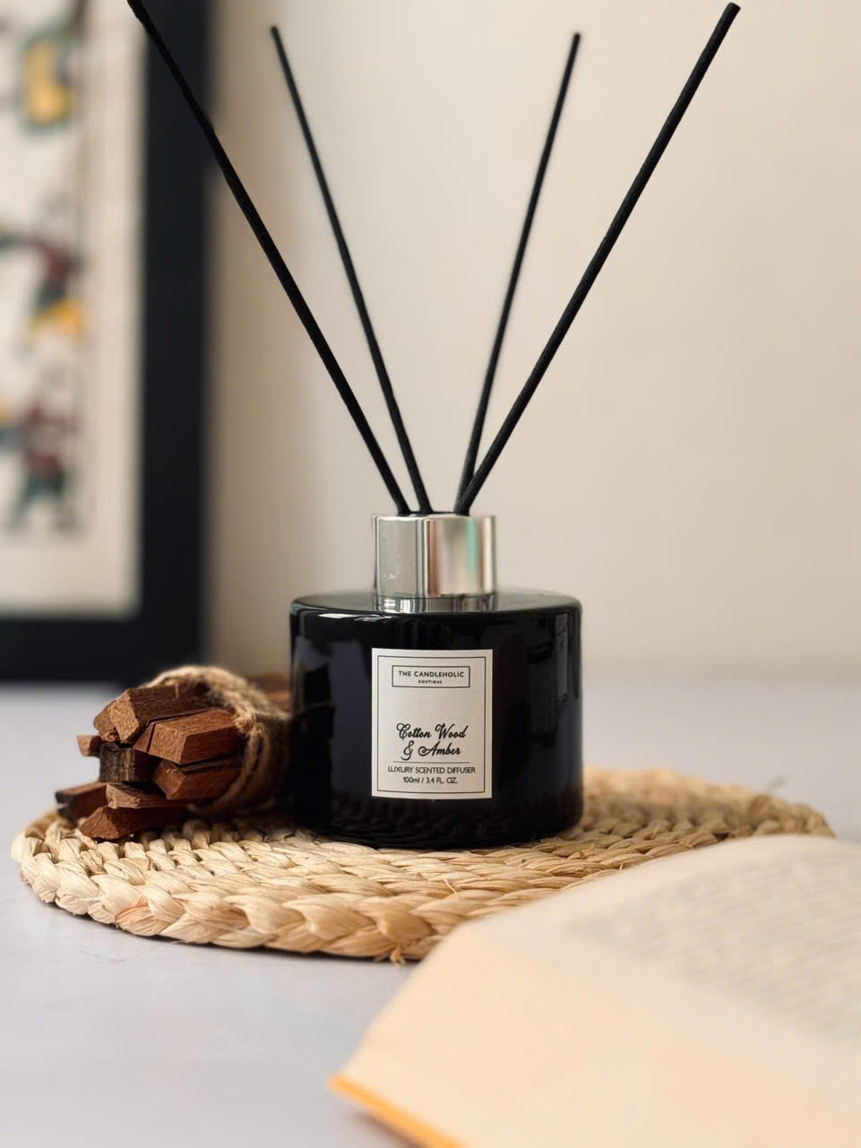 Tinh dầu Candleholic Cotton Wood & Amber