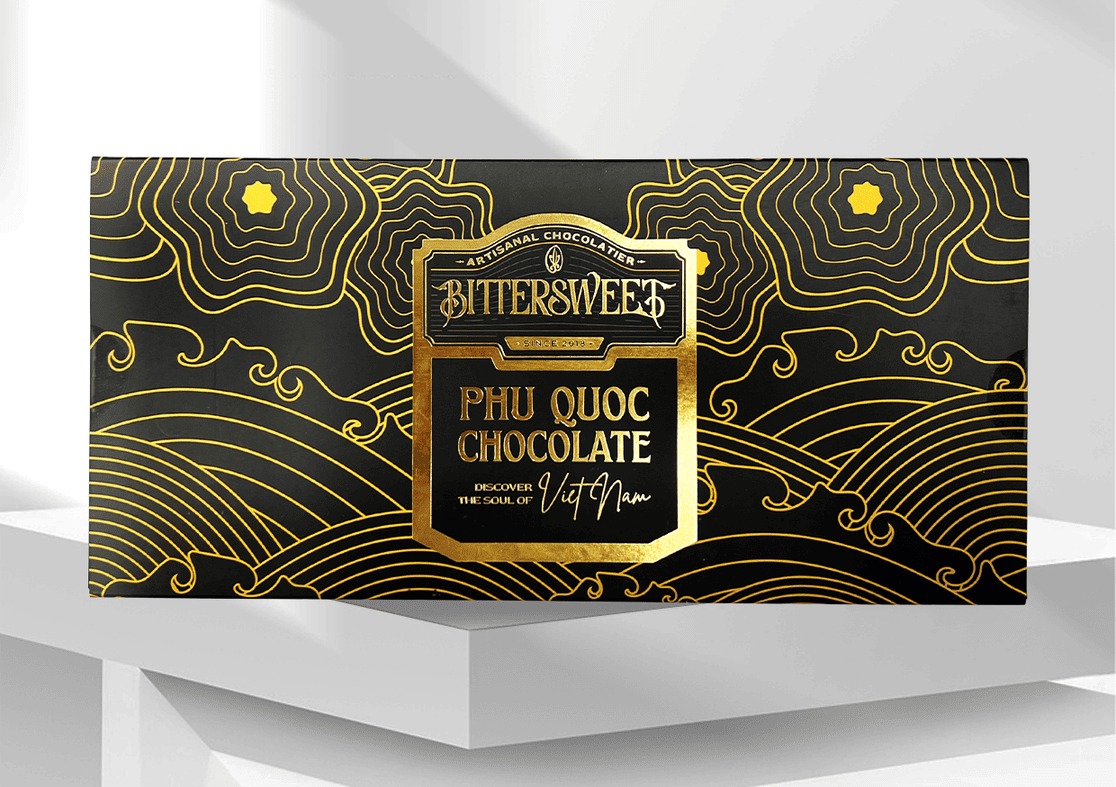 Hộp Socola Bittersweet KHÁM PHÁ VIỆT NAM 18gr - 10 viên