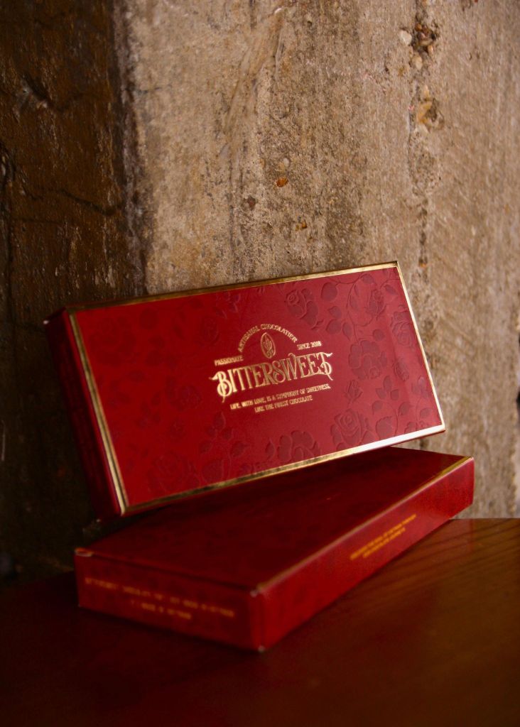 Hộp Socola Bittersweet Hoa Hồng 6gr - 10 viên