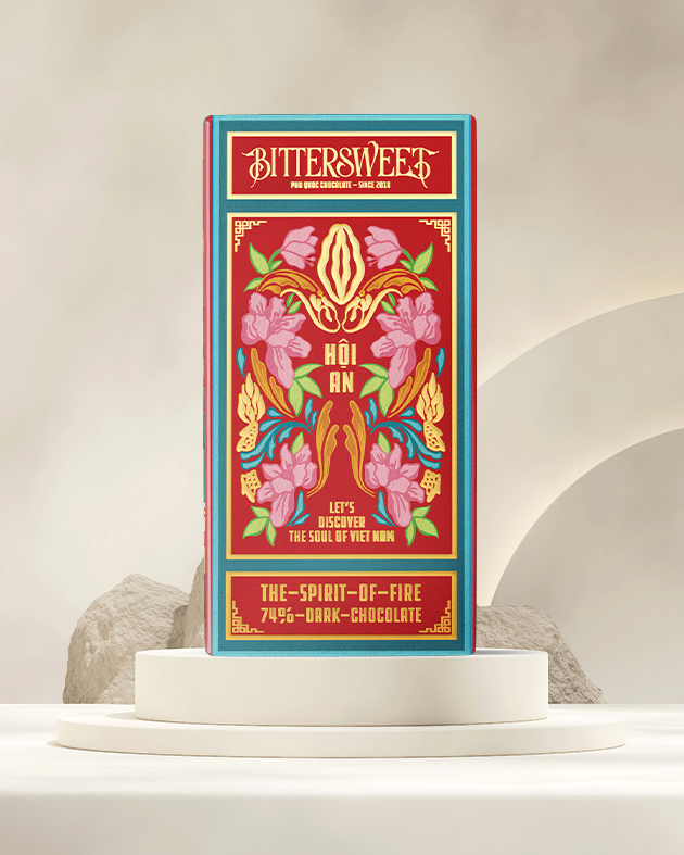 Socola Bittersweet đen Hỏa Tinh 74%