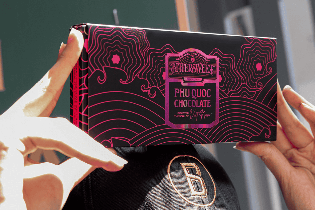 Hộp Socola Bittersweet KHÁM PHÁ VIỆT NAM 06gr - 10 viên