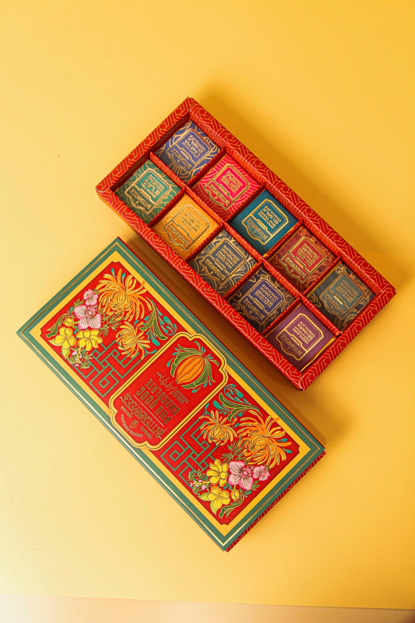 Hộp Socola Bittersweet THIỀU HOA 18gr - 10 viên