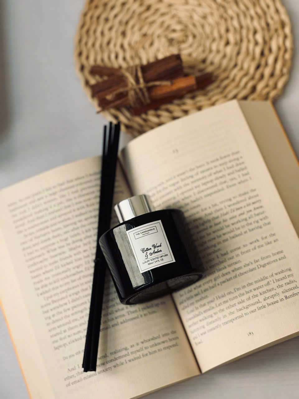 Tinh dầu Candleholic Cotton Wood & Amber