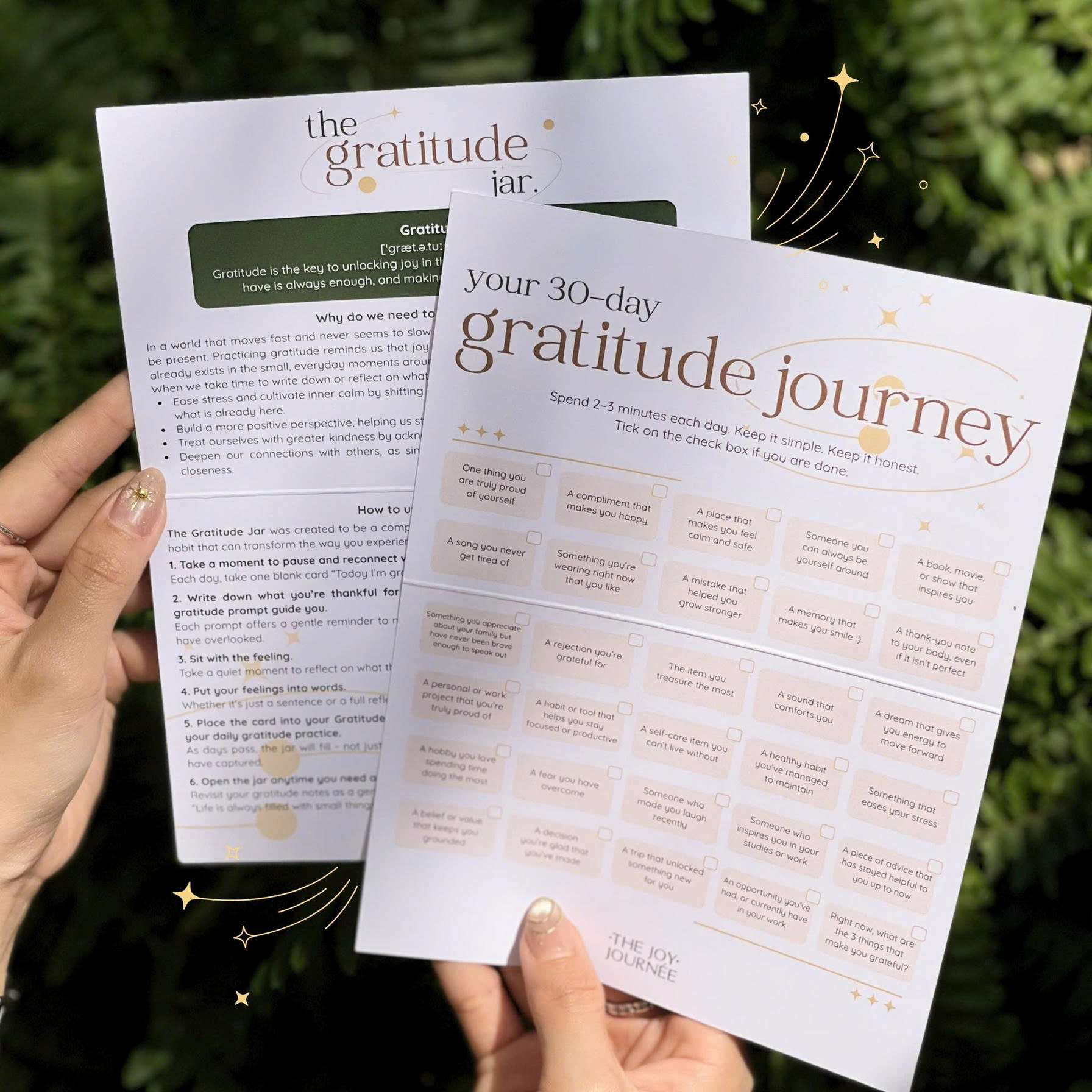 Hủ biết ơn Gratitude Jar