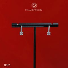 Hoa Tai BD51 CHAM JEWELRY, Chủ 4.0mm (Barcode TBD1682).