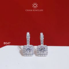 Hoa Tai CHAM JEWERLY BG47, Chủ 4.5mm (Barcode TBG97)