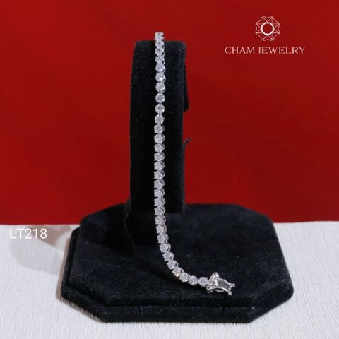 Lắc Tay LT218 CHAM JEWELRY, Lắc Tenic 2.5mm (Barcode KLT05 -TLT1527)