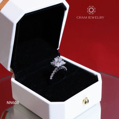 Nhẫn NN608 CHAM JEWELRY, Chủ 5.5mm (Barcode TNN1594)