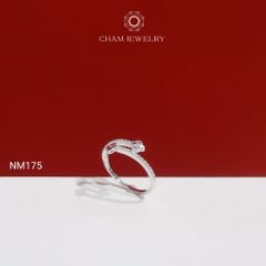 Nhẫn NM175 CHAM JEWELRY, Nhẫn Kiểu Cỏ 4 Lá (Barcode TNT786).