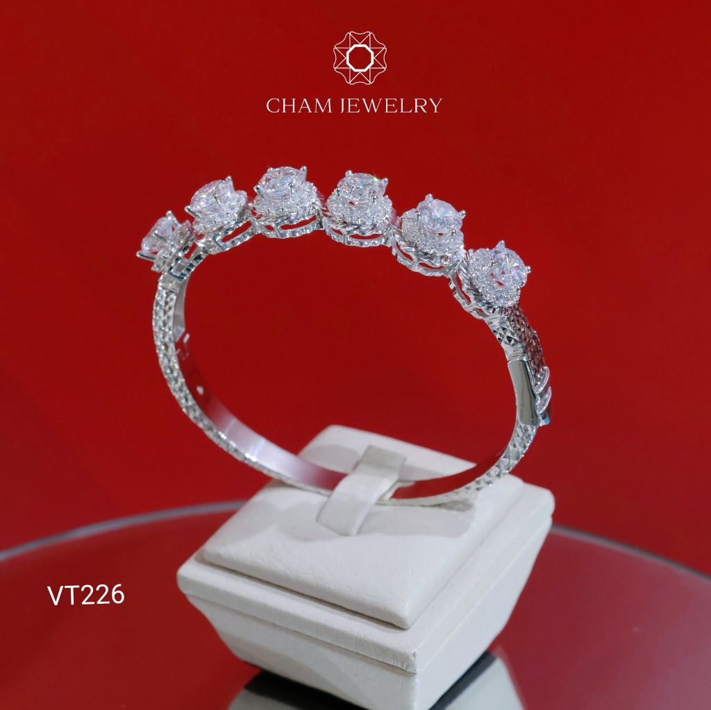 Vòng Tay VT226 CHAM JEWELRY, Chủ 6.5mm (Barcode CV307055).