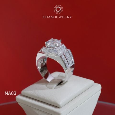 Nhẫn Nam CHAM JEWELRY NA03, Chủ 8.5mm (Barcode TNNA443)