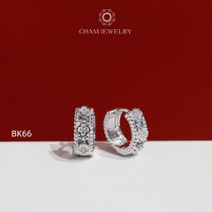 Hoa Tai BK66 CHAM JEWELRY, Hoa Tai Khoen Kiểu (Barcode CB206255).