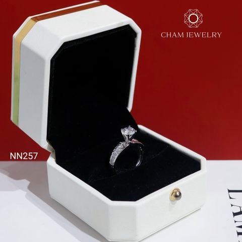 Nhẫn CHAM JEWELRY NN257, Chủ 6.0mm (Barcode TNN1021 - CN7229).