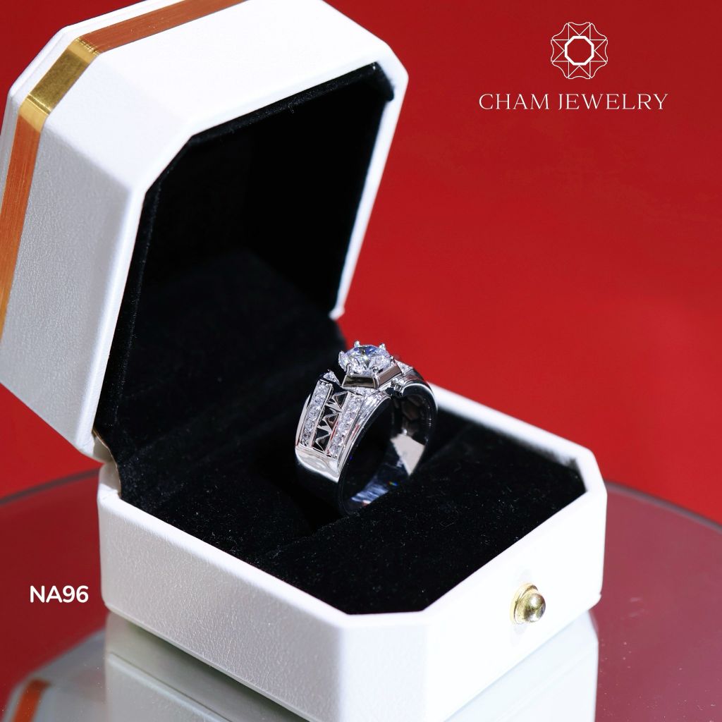 Nhẫn Nam NA96 CHAM JEWELRY, Chủ 7.0mm (Barcode TNNA411).