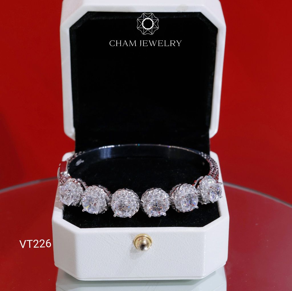 Vòng Tay VT226 CHAM JEWELRY, Chủ 6.5mm (Barcode CV307055).