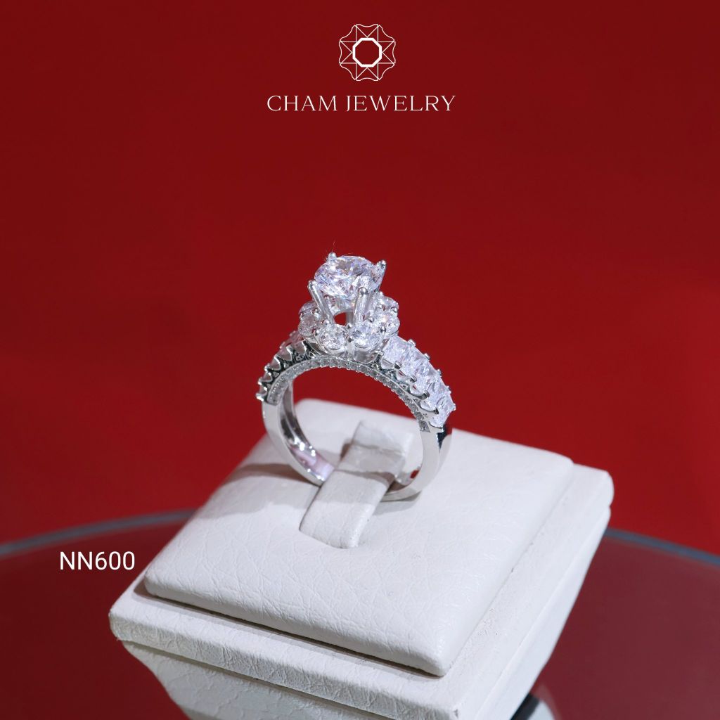 Nhẫn NN600 CHAM JEWELRY, Chủ 7.0mm (Barcode TNN1588)