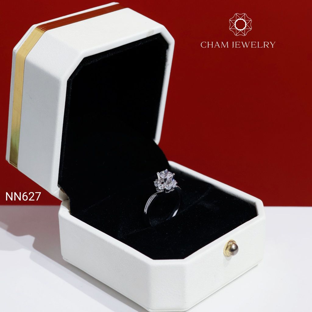 Nhẫn NN627 CHAM JEWELRY, Nhẫn Đai Kiểu Chủ 5.0mm ( C-NHNH369(B5) ).