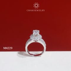 Nhẫn NN229 CHAM JEWELRY, Chủ 6.0mm( Barcode TNN1899).