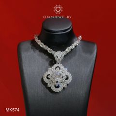 Mặt Dây Chuyền MK574 CHAM JEWELRY, Chủ 9.5mm (Barcode TMA1705).