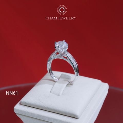 Nhẫn CHAM JEWELRY NN61, Chủ 6.5mm (Barcode TNN1248)