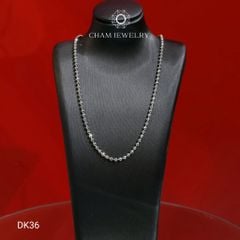 Dây Chuyền DK36 CHAM JEWELRY, Dây Bi Tròn 2.0mm