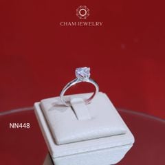 Nhẫn Nữ CHAM JEWELRY NN448, Chủ 6.0mm (Barcod TNN1314).