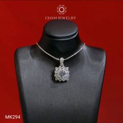 Mặt Dây Chuyền MK294 CHAM JEWELRY, Vuông Chủ 6.0mm.