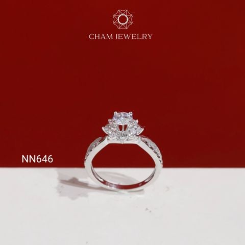 Nhẫn NN646 CHAM JEWELRY, Chủ 5.0mm( Barcode TNN1157).