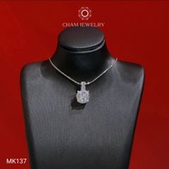 Mặt Dây Chuyền MK137 CHAM JEWELRY, Đá Nam Phi Chủ 8.0mm (Barcode TMX333)