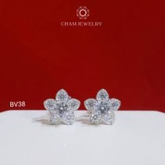 Hoa Tai BV38 CHAM JEWELRY, Chủ 4.5mm (Barcode TBV484).