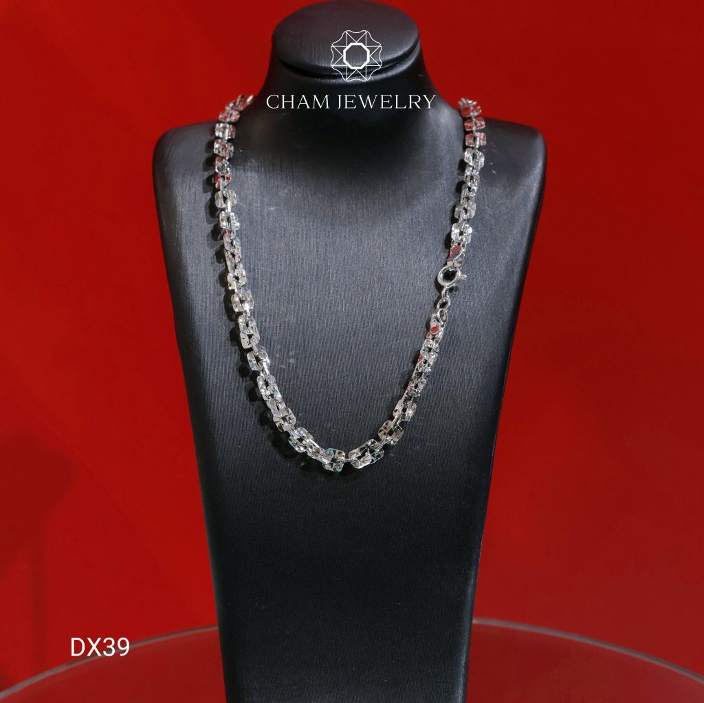 Dây Xoắn DX39 CHAM JEWELRY, Dây Xoắn Vuông Bản 4.0mm (Barcode TDBC779).