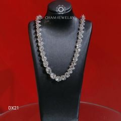 Dây Chuyền CHAM JEWELRY DX21, Dây Xoắn Hạt Dưa Bản 6.5mm (Barcode TDBC833-TDBC692)