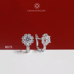 Hoa Tai BG73 CHAM JEWELRY, Chủ 5.5mm (Barcode TBG1052)