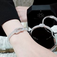 Vòng Tay VC03 CHAM JEWELRY, Full Moissanite Cao Cấp  (Barcode OVT02).