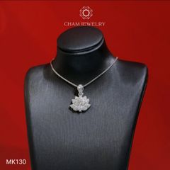 Mặt Dây Chuyền MK130 CHAM JEWELRY, Mặt Hoa Sen (Barcode TMA1560)