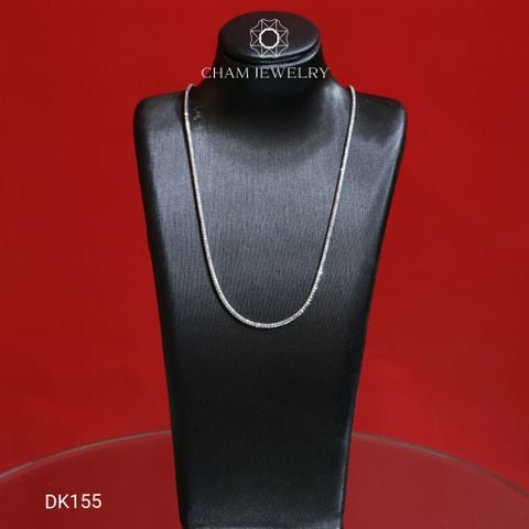 Dây Chuyền DK155 CHAM JEWELRY, Dây Mì Kim Cương 1.2mm (Barcode CH2D20).
