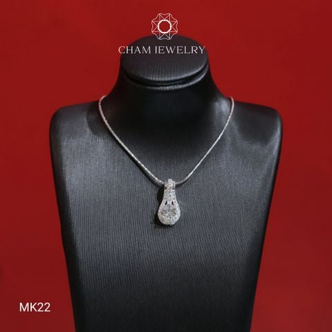 Mặt Dây Chuyền MK22 CHAM JEWELRY, Mặt Giọt Nước, Chủ 5.0mm (Barcode TMX388)